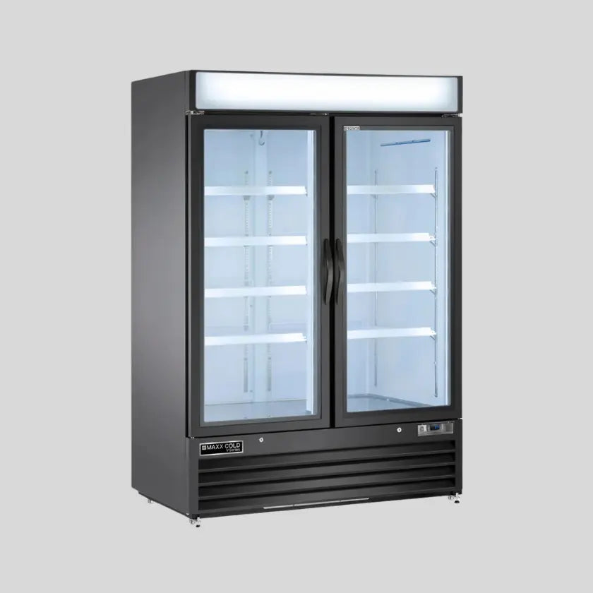 glass door freezers