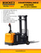 EKKO EK14-118/130 Counterbalanced Walkie Stacker 3300 lb - view 2