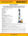 EKKO EK14S-130 Counterbalanced Walkie Stacker SIDE-SHIFTING - view 4