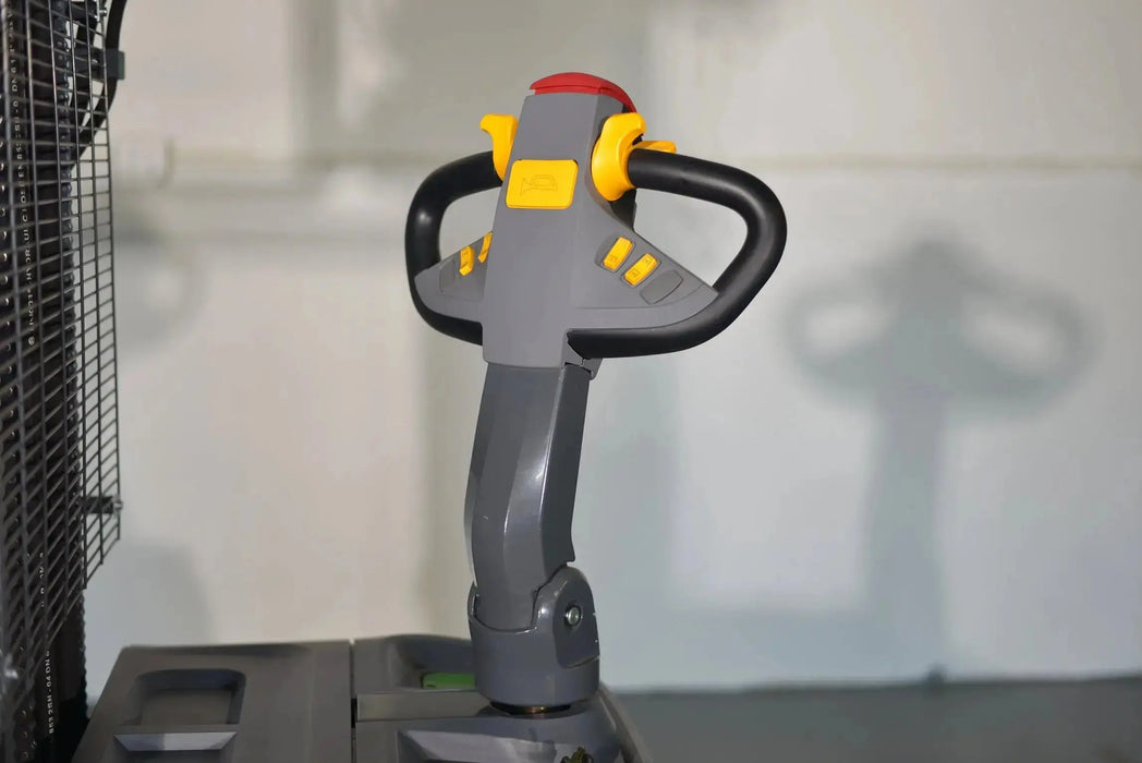EKKO EB20CS-177Li Electric Walkie Stacker with Side Shift – 4,400 lb Capacity, 177" Lift, 24V Lithium Battery EKKO