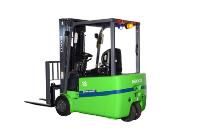 EKKO EK18AT-212Li 3-Wheel Lithium Forklift, 4,000 lb Capacity, 212" Lift Height