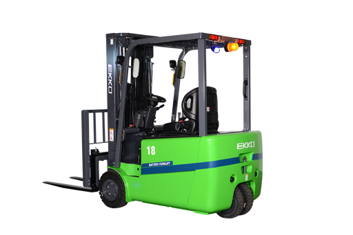 EKKO EK18AT-212Li 3-Wheel Lithium Forklift, 4,000 lb Capacity, 212" Lift Height