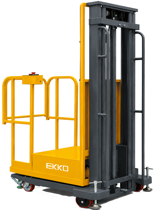 EKKO EOPS20 Series Semi-Electric Order Picker, 130"-216" Lift Height