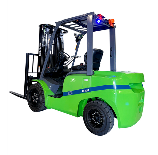 EKKO EK35GT-Li Lithium-Powered Forklift, 7,000 lb Capacity, 185" Lift Height