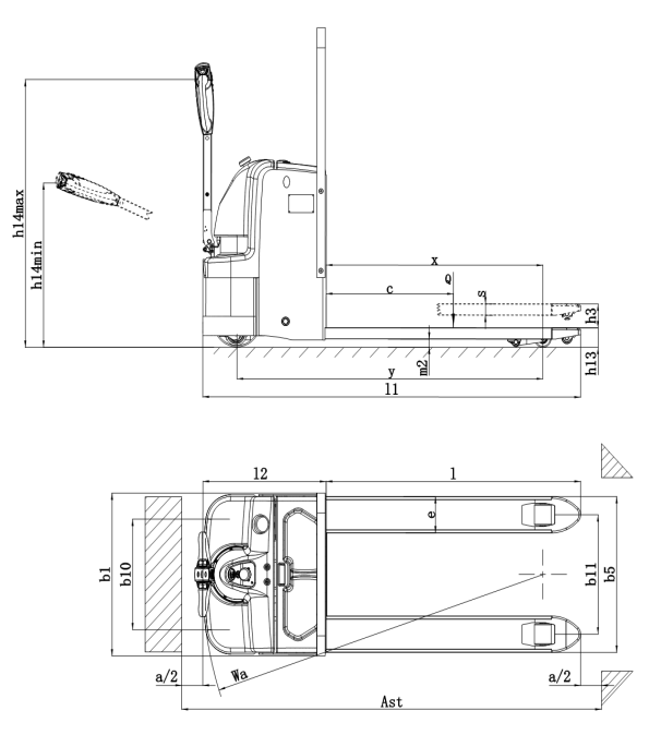 EKKO EP20E-Li Walkie Pallet Jack 4400lb Capacity - view 6