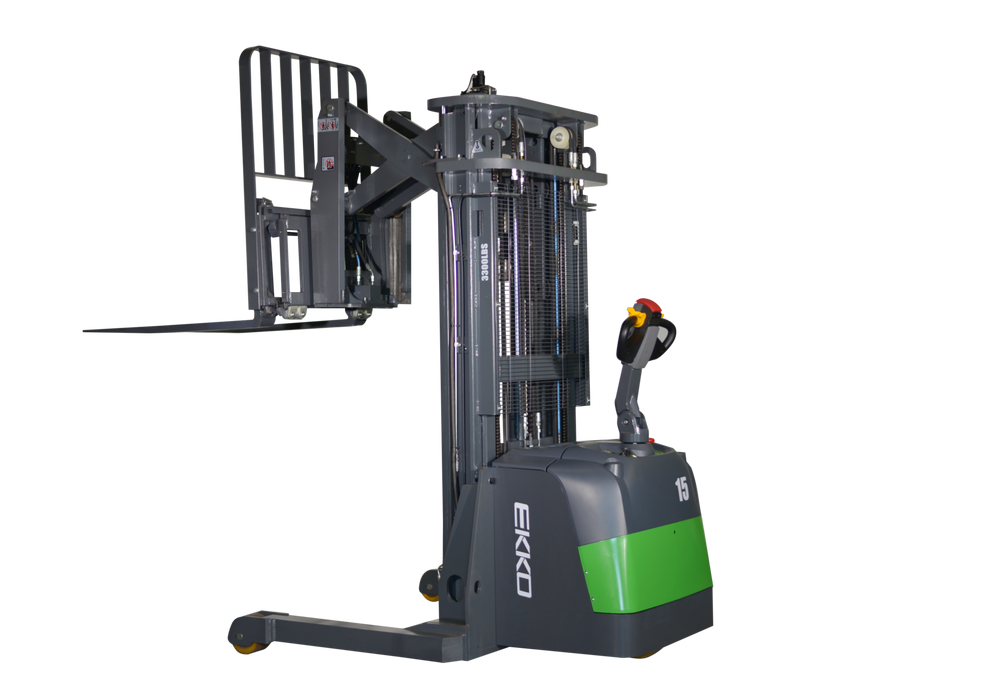 EKKO ER15-189Li Lithium Walkie Reach Truck 3300 lb Capacity, 189" Height