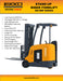 EKKO EK18RF Stand-up Rider Forklift, 4000 lb Capacity, 216" Lift Height 48V - view 2