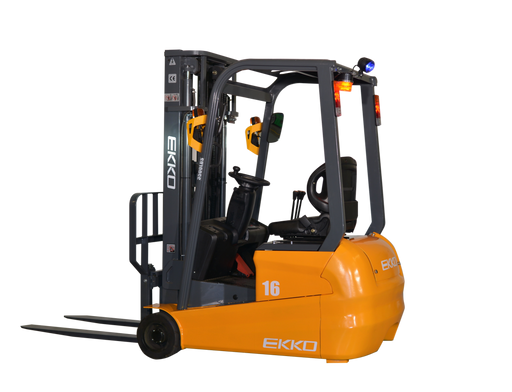 EKKO EK16A-177 3-Wheel Forklift 3500lb, 177" Lift