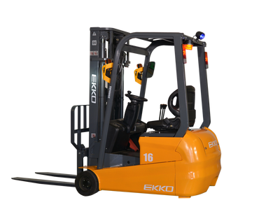 EKKO EK16A-138 3-Wheel Forklift 3500lb, 138" Lift