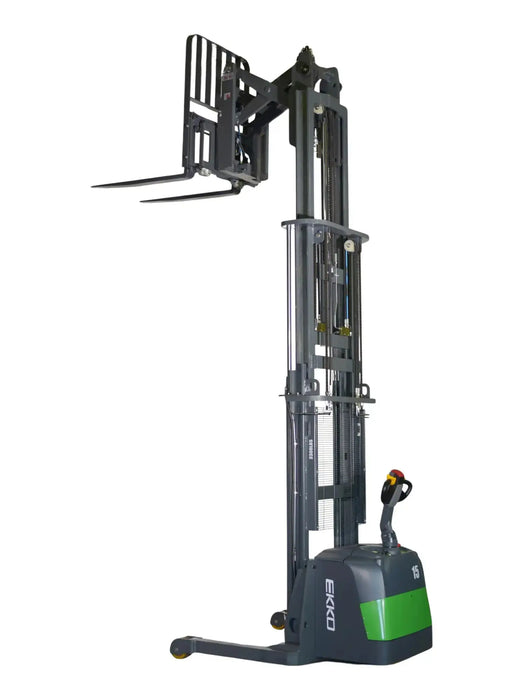 EKKO ER15-138Li Walkie Reach Truck – 3,300 lb Capacity, 138" Lift, 24V Lithium Battery 