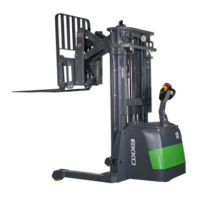 EKKO ER15-138Li Walkie Reach Truck – 3,300 lb Capacity, 138" Lift, 24V Lithium Battery