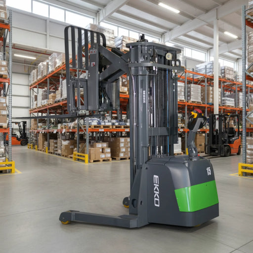 EKKO ER15-177Li Walkie Reach Truck – 3,300 lb Capacity, 177" Lift, 24V Lithium Battery 