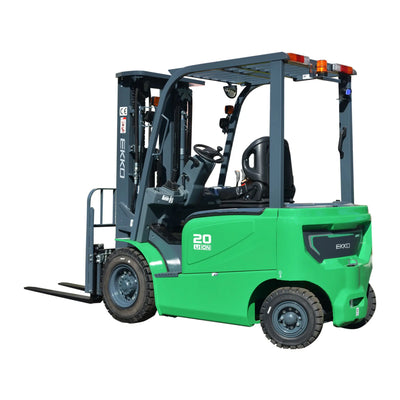 EKKO EK20G-LI Electric Forklift – 4,500 lb Capacity, 189" Lift Height, 3-Stage Mast, Side Shift, 80V Lithium Battery