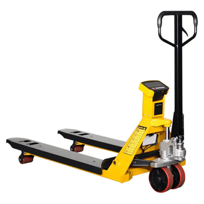 EKKO A25W Manual Pallet Jack with Scale – 5,500 lbs Capacity, 7.6" Lift