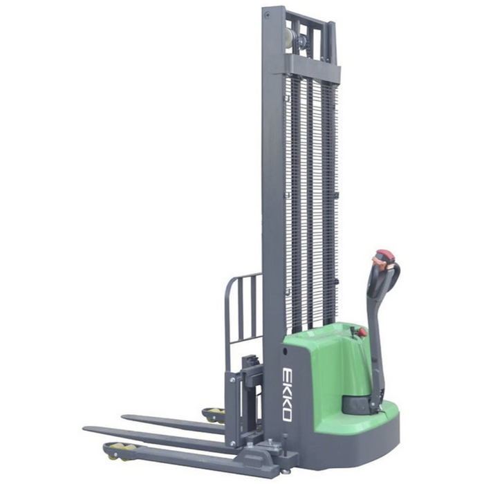 electric straddle stacker