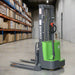 Green and gray forklift with 'Ekko' branding on a white background