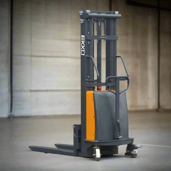 EKKO pallet stacker on a white background