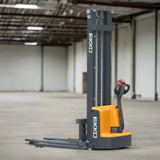 EKKO pallet stacker on a white background