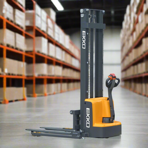 EKKO pallet stacker on a white background