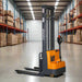 EKKO EB14C-138 Electric Walkie Stacker – 3,000 lb Capacity, 138" Lift, 94.2" Mast, Adjustable Forks, 24V Maintenance Free Battery 