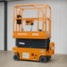 Orange EKKO ES60E scissor lift on a white background