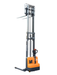 EKKO EB14C Electric Walkie Stacker – 3,000 lb Capacity, 118" Lift, 85" Mast, Adjustable Forks, 24V Maintenance Free Battery EKKO