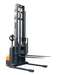 EKKO EB14C Electric Walkie Stacker – 3,000 lb Capacity, 118" Lift, 85" Mast, Adjustable Forks, 24V Maintenance Free Battery EKKO