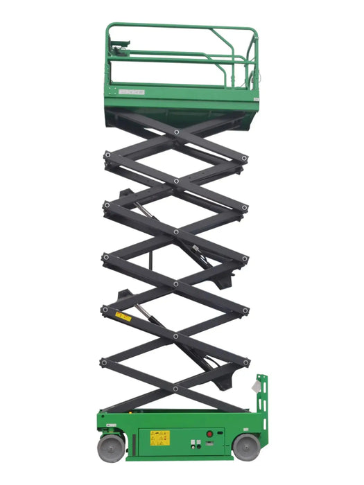 EKKO ES100E-Li Electric Scissor Lift – 700 lb Capacity, 39 ft Working Height, 25.6V Lithium-ion Battery 