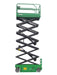 EKKO ES100E-Li Electric Scissor Lift – 700 lb Capacity, 39 ft Working Height, 25.6V Lithium-ion Battery 