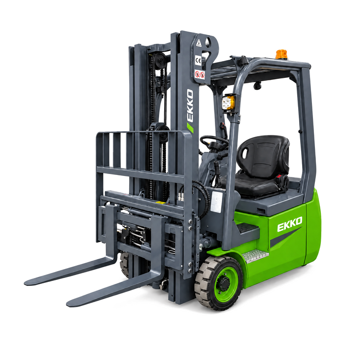 EKKO EK18AC Series 3-Wheel Lithium Forklift, 4,000 lb Capacity