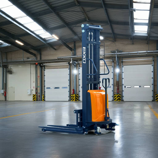 semi electric pallet stacker