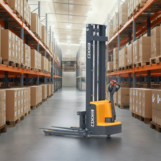 electric pallet stacker